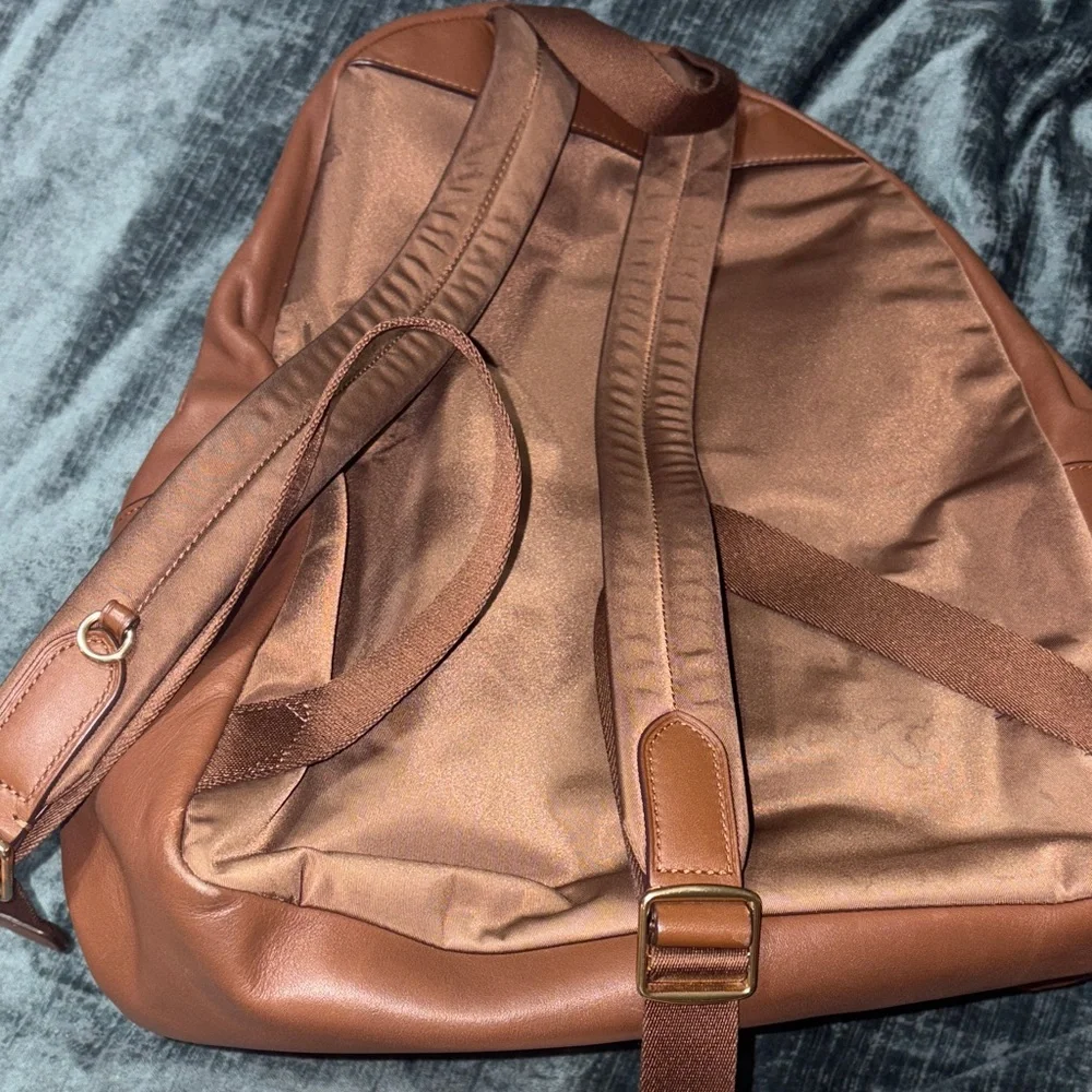 Coach Tan and Brown Signature Backpack - Picture 5 of 6
